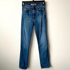Joe's Jeans Medium Wash High Rise Skinny Jeans Size 24